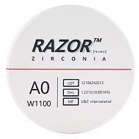 Диск циркониевый Razor 1100, размер 98х16мм, оттенок A0, однослойный
