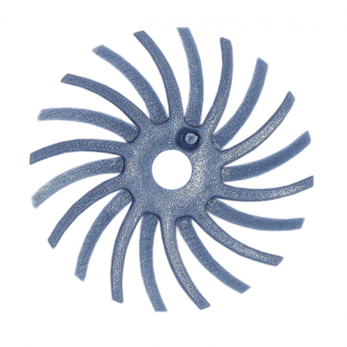 Диски спиральные полировочные полимерные Sheshan Brush CX2211-15MM, голубые, диаметр 15 мм,10 шт. от Атридент фото 2