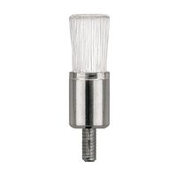 Щетка полировочная "кисть" для углового нак-ка, б/дискодерж. нейлон, белый 100шт.