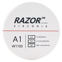 Диск циркониевый Razor 1100, размер 98х16мм, оттенок A1, однослойный