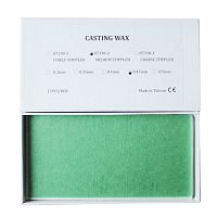 Восковые пластины литейные, среднее рифление, толщина 0,45мм, 15шт.