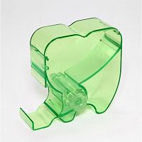 Раздатчик ватных валиков Promisee Dental, пластиковый, роликового типа, зелёный.