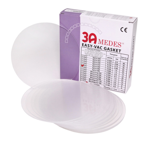 Пластины EV Gasket Splint 060 (Ø 125*1,5мм) 15шт., круглые, для изготовления ортодонтических шин