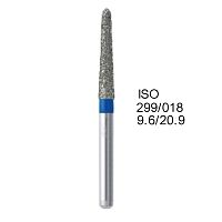 Бор алмазный MANI TR-S13 по ISO 299, торпеда ,018 х 9.6 х 20.9 мм, зернистость S, 5 штук