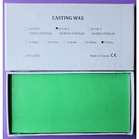 Восковые пластины литейные, среднее рифление, толщина 0,5мм, 15шт.