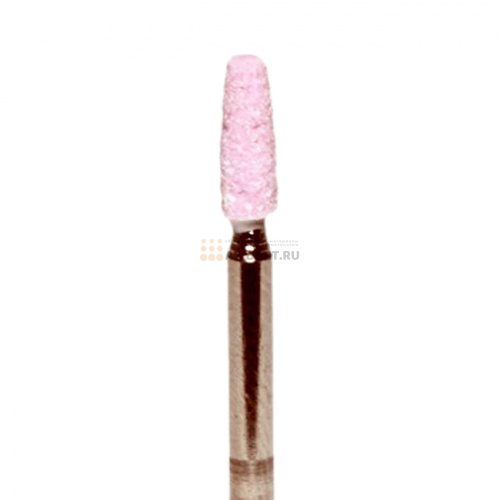 Карборундовые камни SONG YOUNG розовые, оксид алюминия, №43 для прямого наконечника, 1шт.