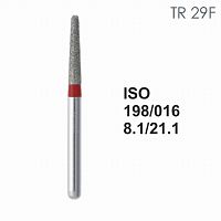 Бор алмазный MANI TR-29F по ISO 198, конус ,016 х 8.1 х 21.1 мм, зернистость F, 5 штук