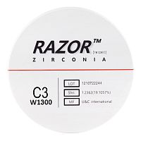 Диск циркониевый Razor 1300, размер 95х25мм, оттенок C3, однослойный