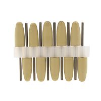 Полир силиконовый для пластмасс, "закругленный конус"10*24 мм, жесткость FINE, 10 шт