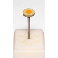 Полир силиконовый с добавлением алмаза для обработки стеклокерамики форма "колесико" D-12мм,H-2мм ,FINE 1 шт