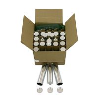 Гильза мягкая алюминиевая с крышкой, толщина стенки – 0.1мм, d=25мм, 35гр,длина100мм, 20шт