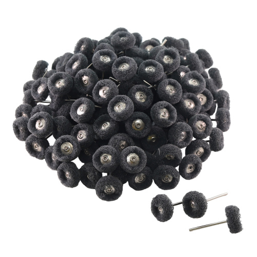 Фильц зуботехнический Sheshan Brush синтетический серый,мягкий,на дискодержателе, диаметр 25мм, 144 шт от Атридент фото 4