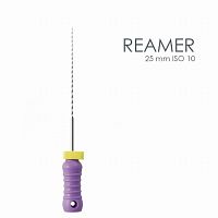 Дрильборы MANI Reamers ручные, длина 25 мм,диаметр 0,10 мм, ISO-10 , 6 шт. от Атридент