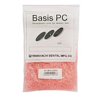 Basis PC - базисная пластмасса поликарбонатная, в гранулах, для термо-пресса, цвет Clear Pink, 50г.