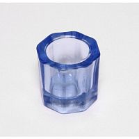 Стеклянная чаша Promisee для замешивания материала, синяя.  