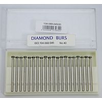 Бор алмазный Lixin Diamond, форма диск с закругленным торцом, размер 4.5мм, 20шт. от Атридент