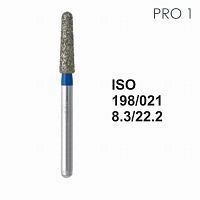 Бор алмазный MANI PRO-1 по ISO 198, конус ,021 х 8.3 х 22.2 мм, зернистость S, 5 штук от Атридент