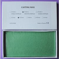 Восковые пластины литейные, среднее рифление, толщина 0,35мм, 15шт.