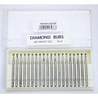 Бор алмазный Lixin Diamond, форма шар, размер 2.3мм, 20шт. от Атридент
