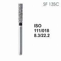 Бор алмазный MANI SF-13SC по ISO 111, цилиндр ,018 х 8.3 х 22.2 мм, зернистость SC, 5 штук от Атридент