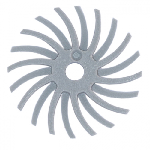 Диск спиральный полировочный полимерный Sheshan Brush CX2214-15MM, белый, диаметр 15 мм,1 шт. от Атридент фото 2