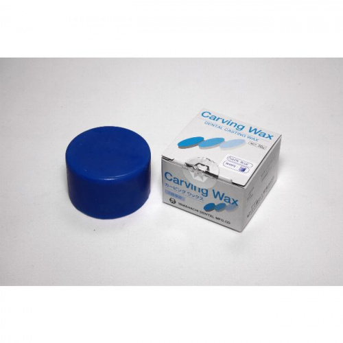 Воск моделировочный Carving Wax Blue (голубой) 50гр, Yamahachi (Япония) от Атридент