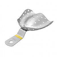 Ложка оттискная 19020  перфорированная, для нижней челюсти, тип #LA, желтая