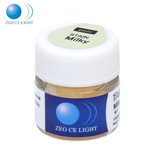 Краситель ZEO CE LIGHT Stain Milky (молоко), паста 3.5г. от Атридент