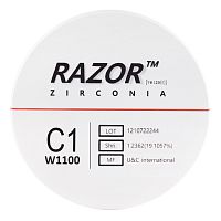 Диск циркониевый Razor 1100, размер 95х25мм, оттенок C1, однослойный