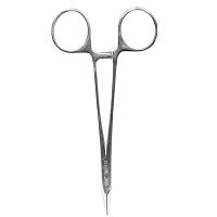 Пинцет прямой, 14 см.