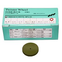 Диск полировочный Twister Wheel для финишной обработки акрила, Fine F-3, без дискодержателя, 20шт. от Атридент