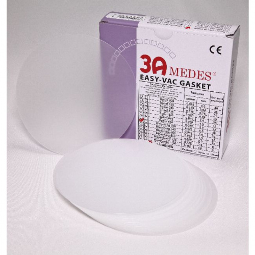 Пластины для капп мягкие  EV Gasket Bleaching 020, круглые, 0,5 мм. от Атридент фото 2