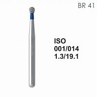 Бор алмазный MANI BR-41 по ISO 001, шар, 014 х 1.3 х 19.1 мм, зернистость S, 5 штук от Атридент