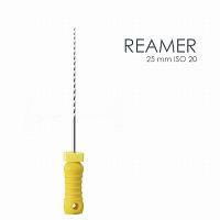 Дрильборы MANI Reamers ручные, длина 25 мм, диаметр 0,20 мм, ISO-20, 6 шт. от Атридент