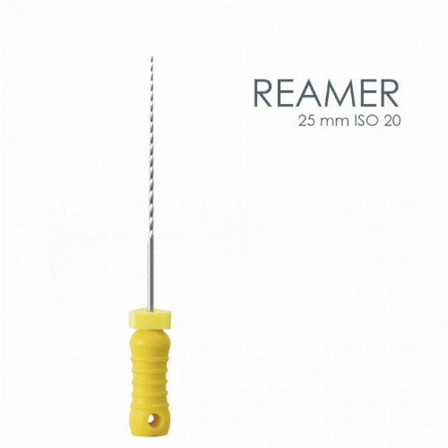 Дрильборы MANI Reamers ручные, длина 25 мм, диаметр 0,20 мм, ISO-20, 6 шт. от Атридент