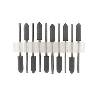 Полир силиконовый для пластмасс, "цилиндр" 5*17 мм, жесткость MEDIUM, 10 шт