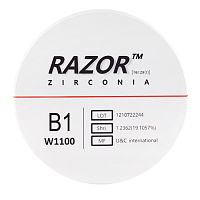 Диск циркониевый Razor 1100, размер 98х25мм, оттенок B1, однослойный