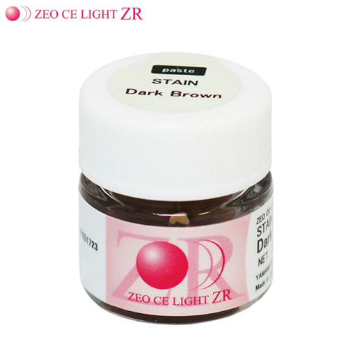 Краситель ZEO CE LIGHT ZR Stain Dark Brown, паста 3.5гд/оксида циркония и керамики предназ. д/ZrO от Атридент