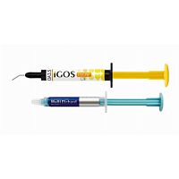 Композит пломбировочный iGOS Flow, оттенок: OA3,5, масса 2,6г (1,5мл),Гель Multi Etchant, 2 мл-1 шт./уп.