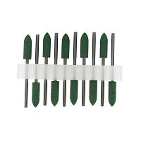 Полир силиконовый для пластмасс, "цилиндр" 5*17 мм, жесткость COARSE, 10 шт