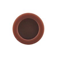 Кольцо силиконовое маркировочное, размер S (диаметр 4мм), коричневое, (20 шт./уп.), YDM (Япония)