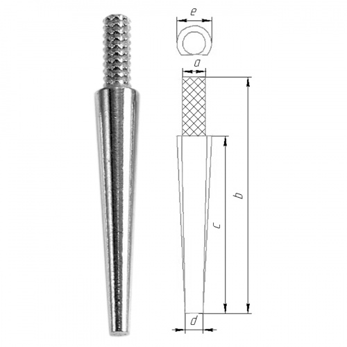 Штифт SONG YOUNG DOWEL-PIN серебристый, №2 длина 22мм для разборной модели, 1 шт. фото 2 Штифт SONG YOUNG DOWEL-PIN серебристый, №2 длина 22мм для разборной модели, 1 шт. от Атридент фото 2