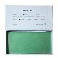 Восковые пластины литейные, среднее рифление, толщина 0,35мм, 15шт.