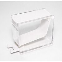 Раздатчик ватных валиков Promisee Dental, пластиковый, нажимного типа, белый.