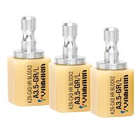 Блок-заготовка KZR-CAD HR2 GR, размер L, цвет A3.5-GR, 3шт, Yamakin (Япония)