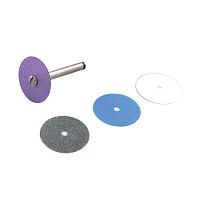 Диски полимерные с добавлением алмазн. пор. д/ обраб. акрила и пластмассы, d 12,5 мм, 100+1 (25х4)