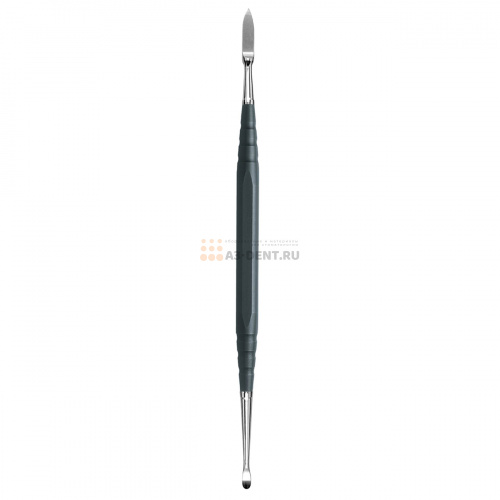 Резчик 07304 моделировочный зуботехнический двусторонний для работы с воском, ручка длиной 105 мм черная с рабочими частями Evan A1, AT1 Slim B2 фото 7