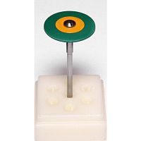 Полир силиконовый с добавлением алмаза для обработки циркона диск-''колесо'' D-20мм,H-1мм, MEDIUM, 1 шт